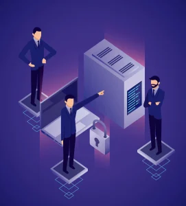 Illustration d’un pare-feu humain