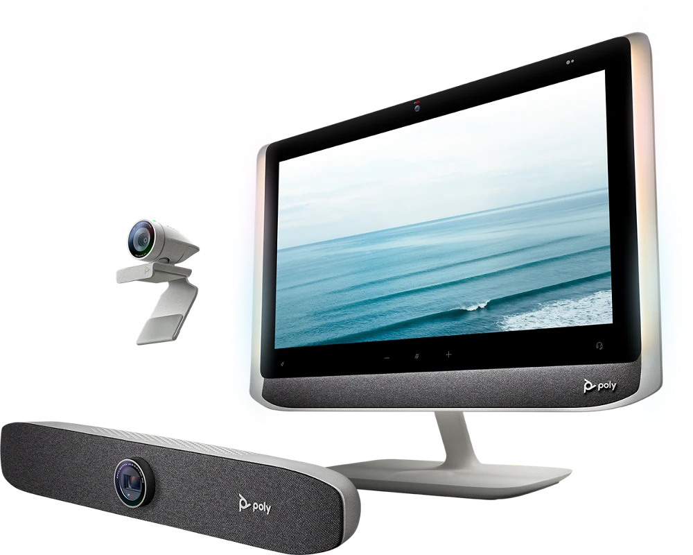 Poly Studio P series : visioconférence bureau entreprise