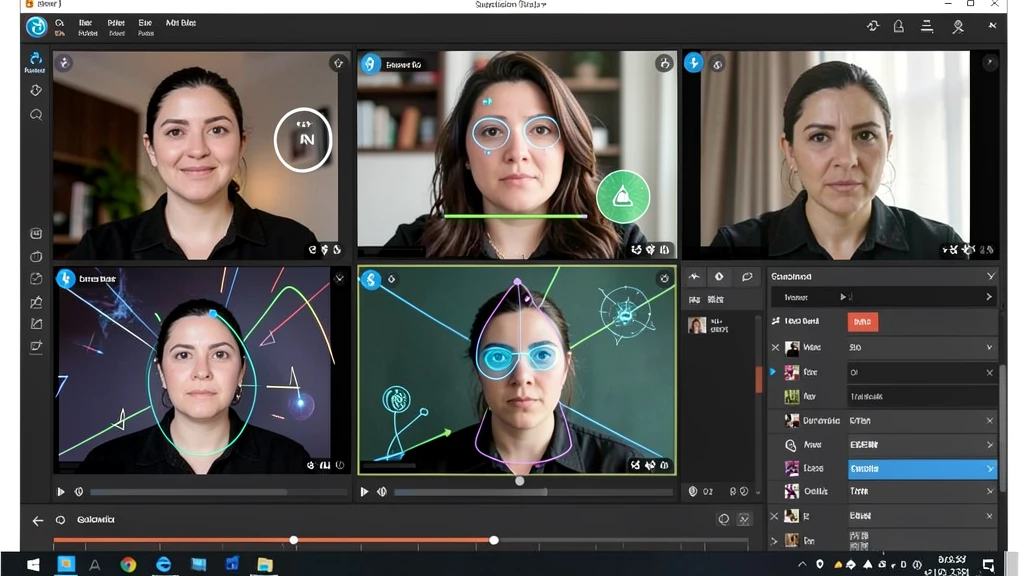 Interface d'analyse vidéo intelligente avec détection automatique d'événements et caméras modernes.
