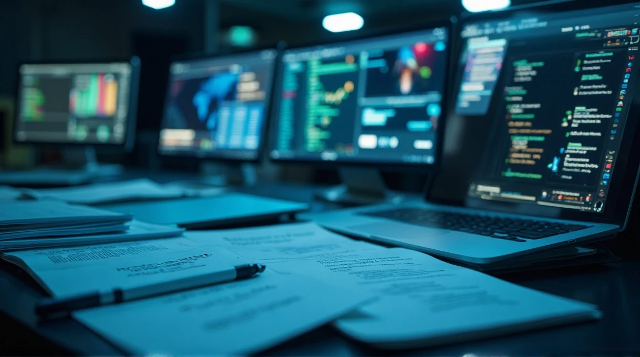 Manuels, guides et tablettes affichant des tutoriels sur la téléphonie IP.